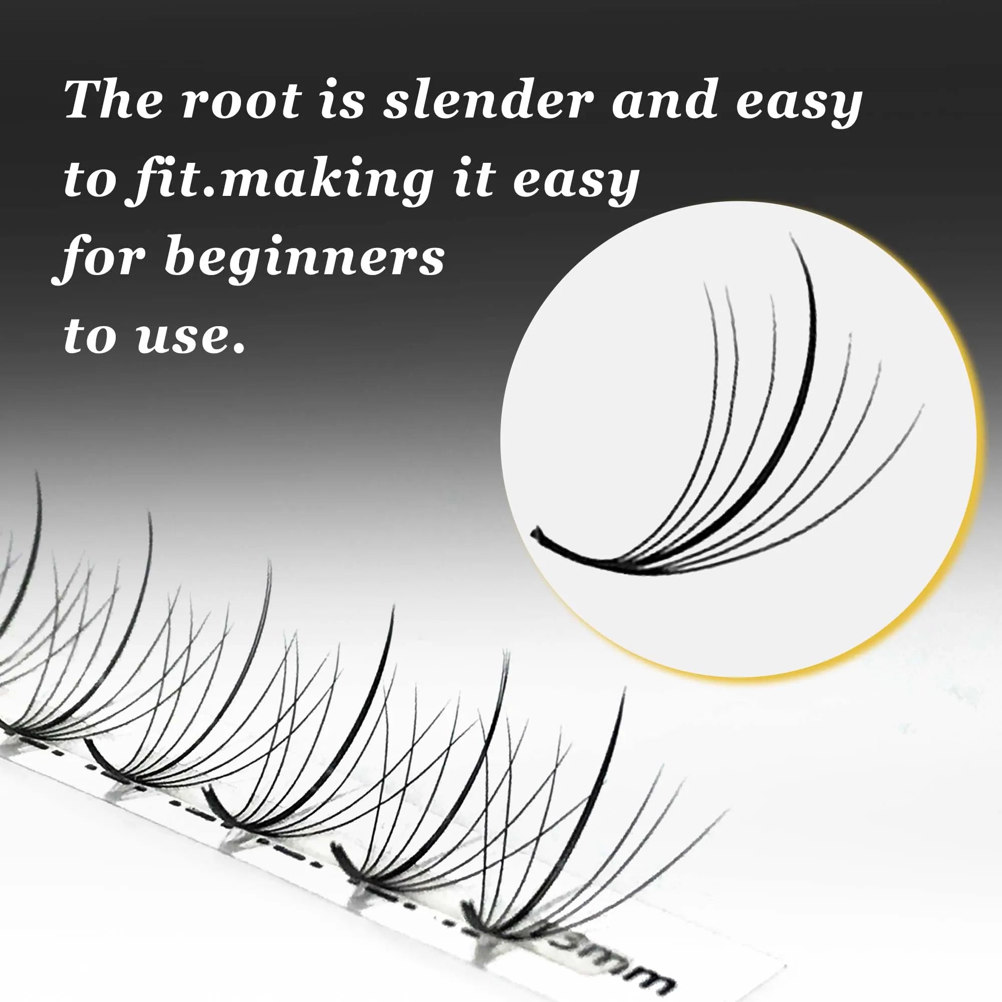 CoMango 7D 300/120Fans Pointy Base Premade Hybrid Fan Eyelash Extension Single&Mix8-15 Faux Mink Wispy Lash Korean Makeup