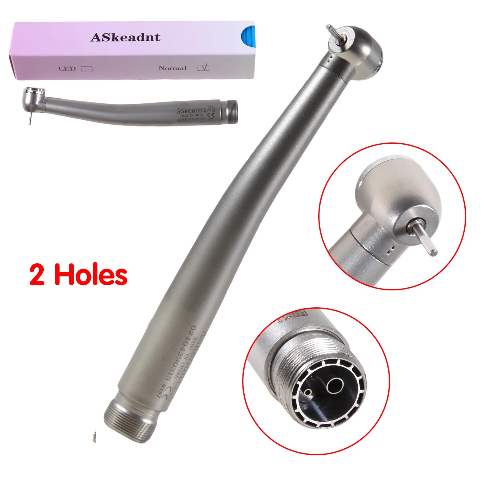 Promotion price! Dental NSK Pana-Max Style High-Speed Handpiece Single Water Spray Air Turbine 2/4 Holes Push Button Askeadent